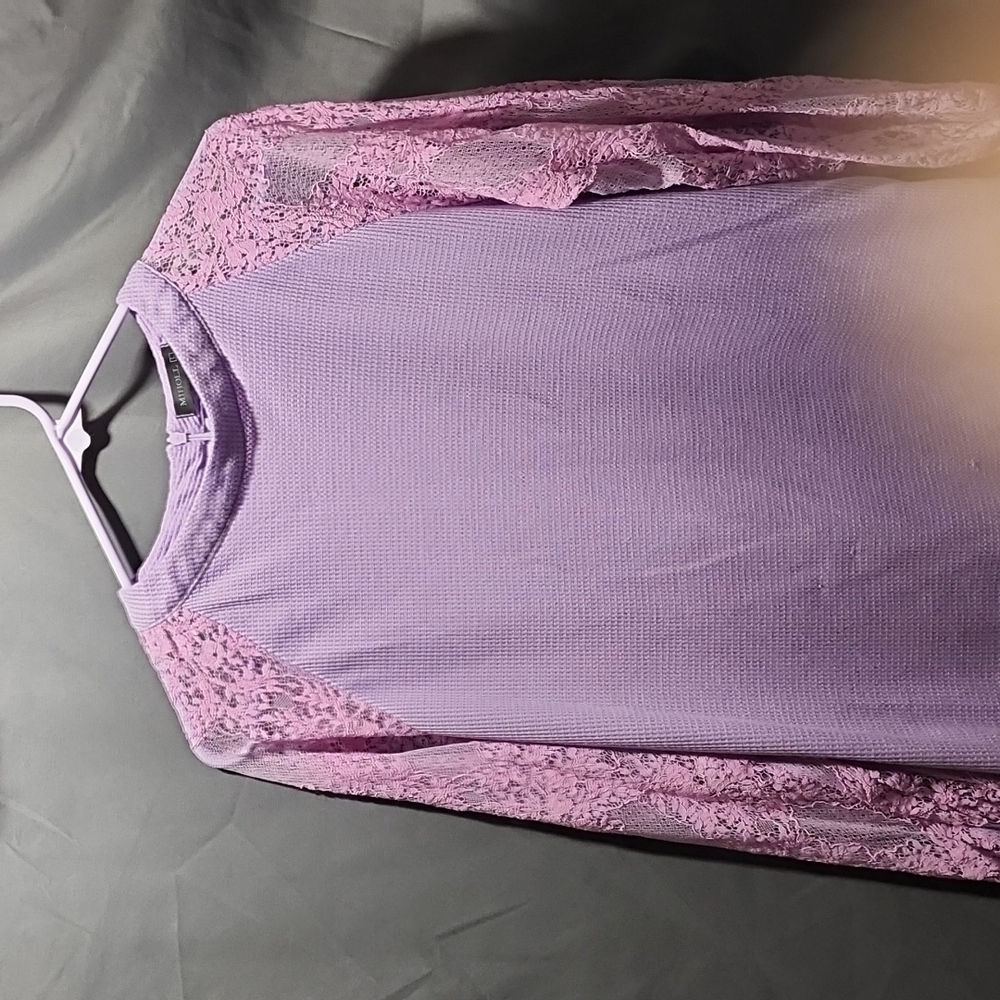 Womens L Miholl Purple Liliac Shirt